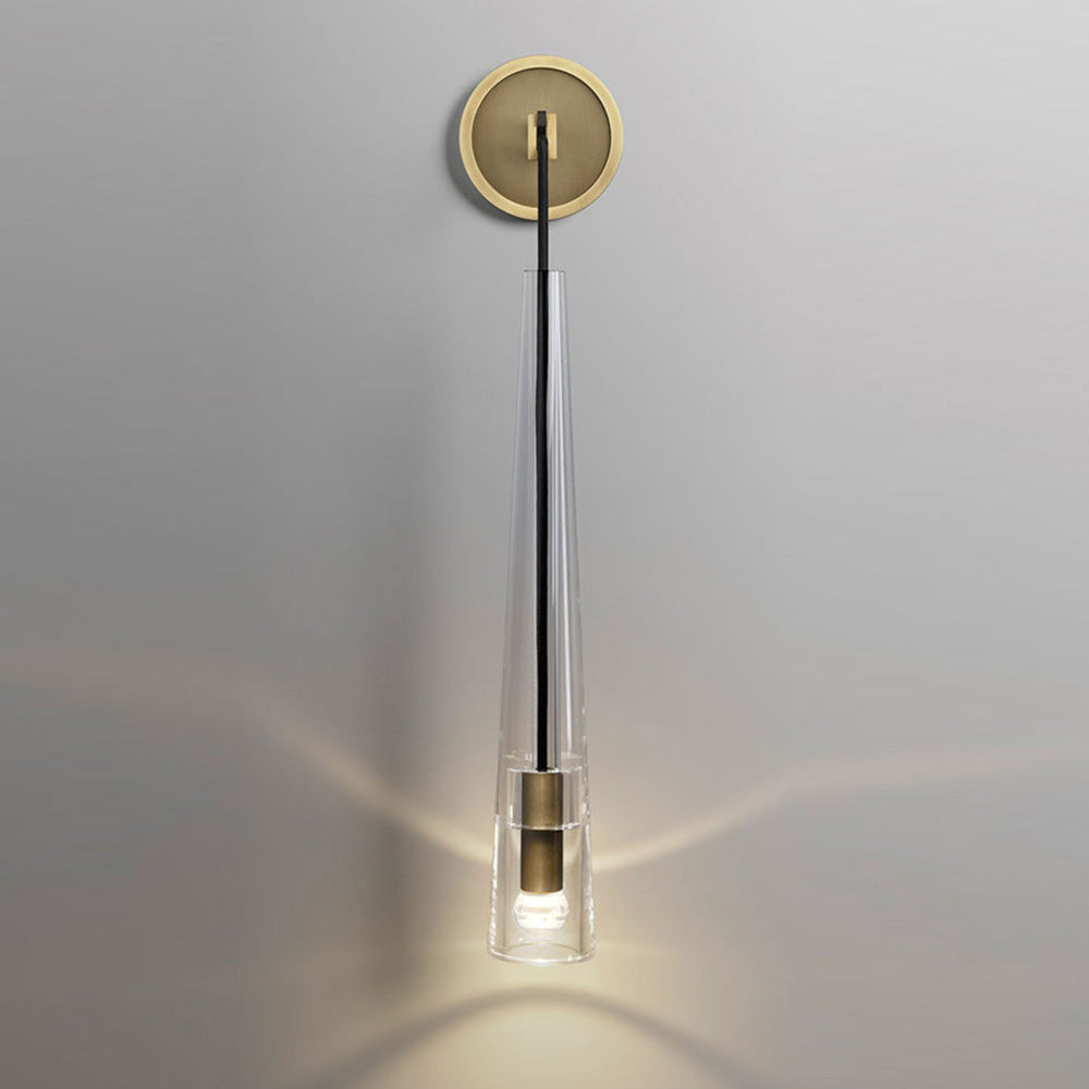 Simple Gold Short Glass Lamp Shade For Room Wall Light -Homdiy