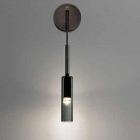 Modern Long Stem Glass Shade Wall Light -Homdiy